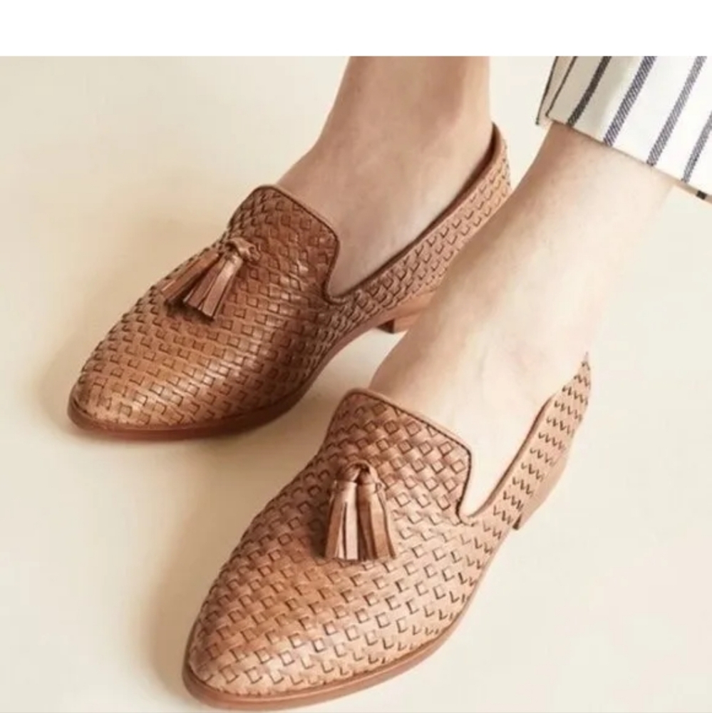 Nisolo woven leather loafer new